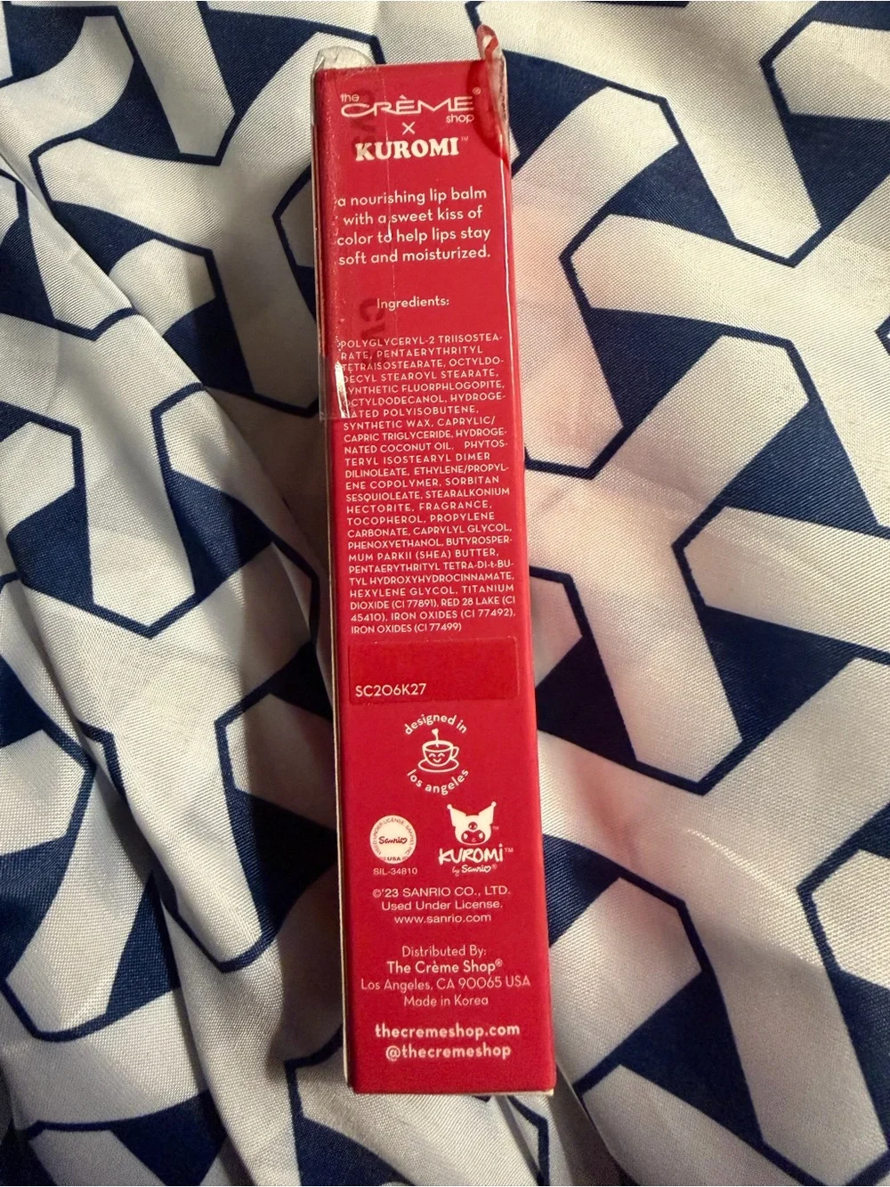 Victoria's Secret x Kuromi Hello Lippy Tinted Lip Balm - Angelic Rose